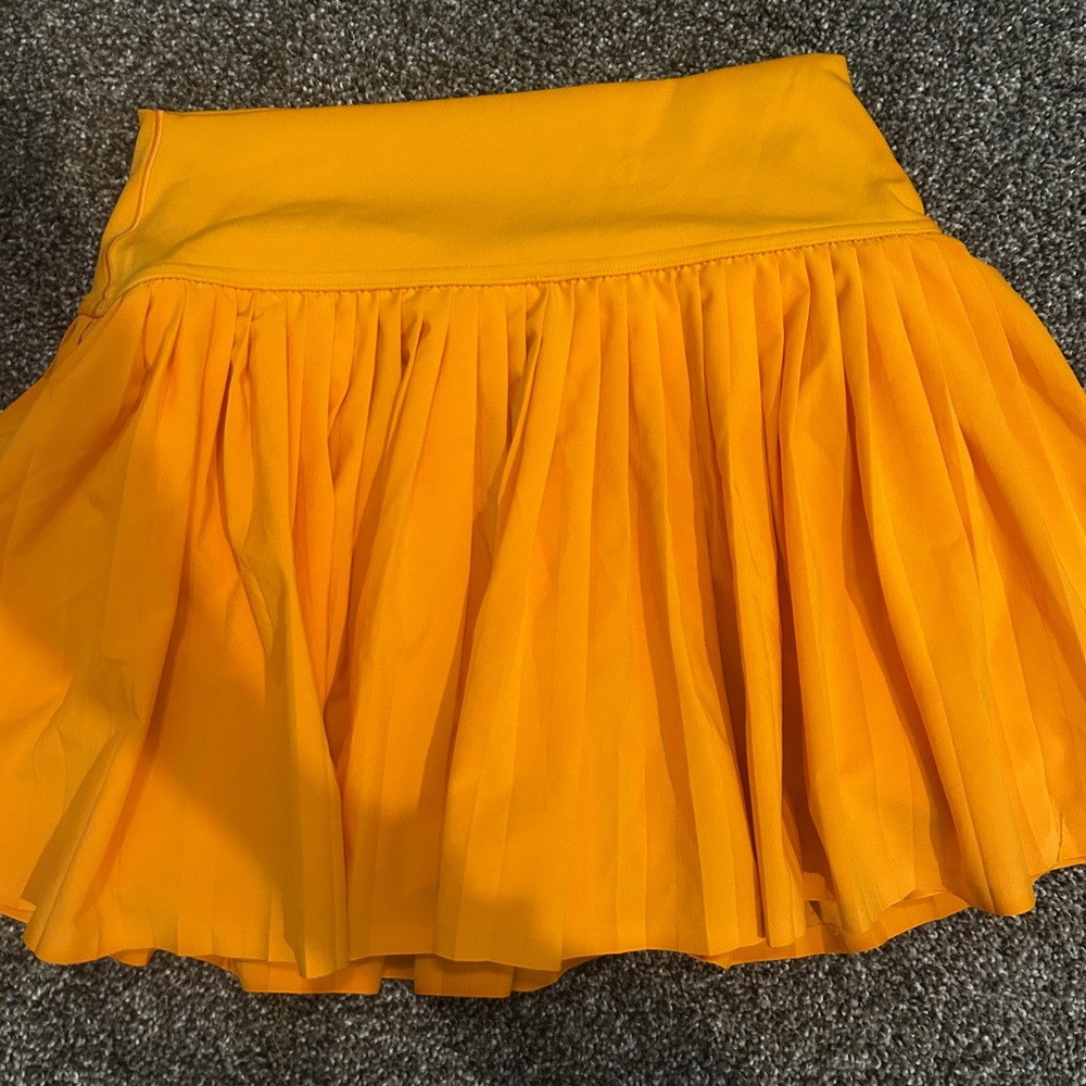 Aerie Bright Yellow A-Line Skirt
